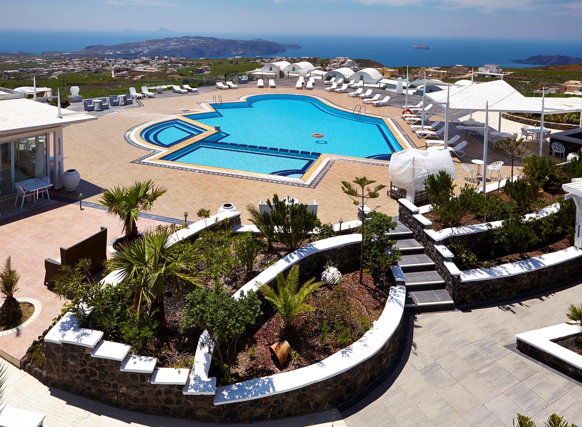 Orizontes Hotel Santorini Pýrgos Eksteriør bilde