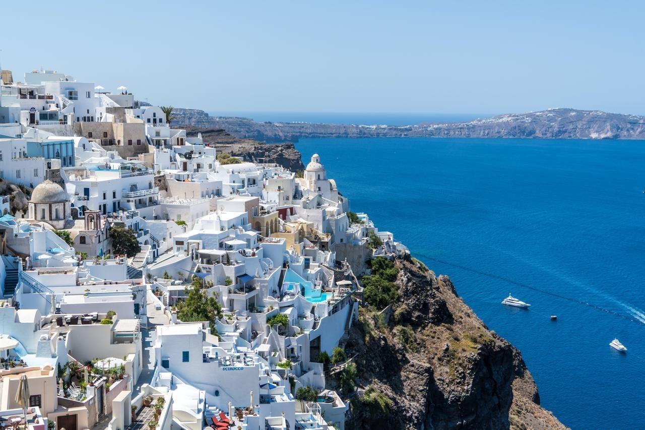 Orizontes Hotel Santorini Pýrgos Eksteriør bilde