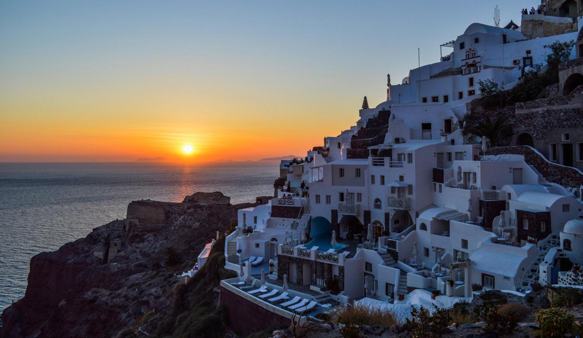 Orizontes Hotel Santorini Pýrgos Eksteriør bilde