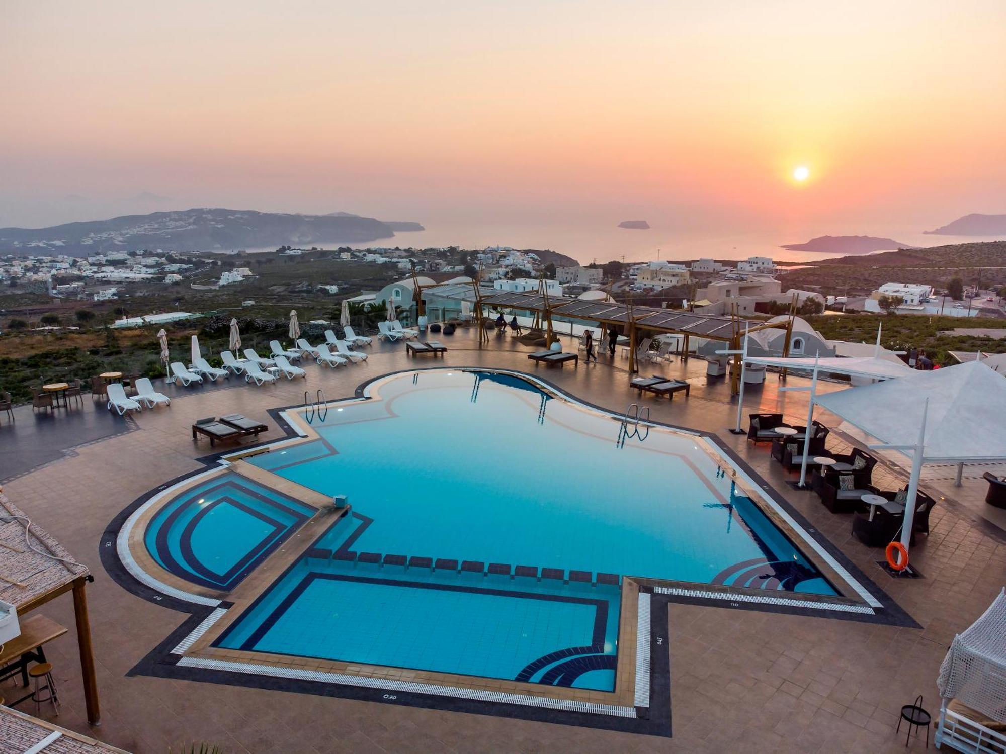Orizontes Hotel Santorini Pýrgos Eksteriør bilde