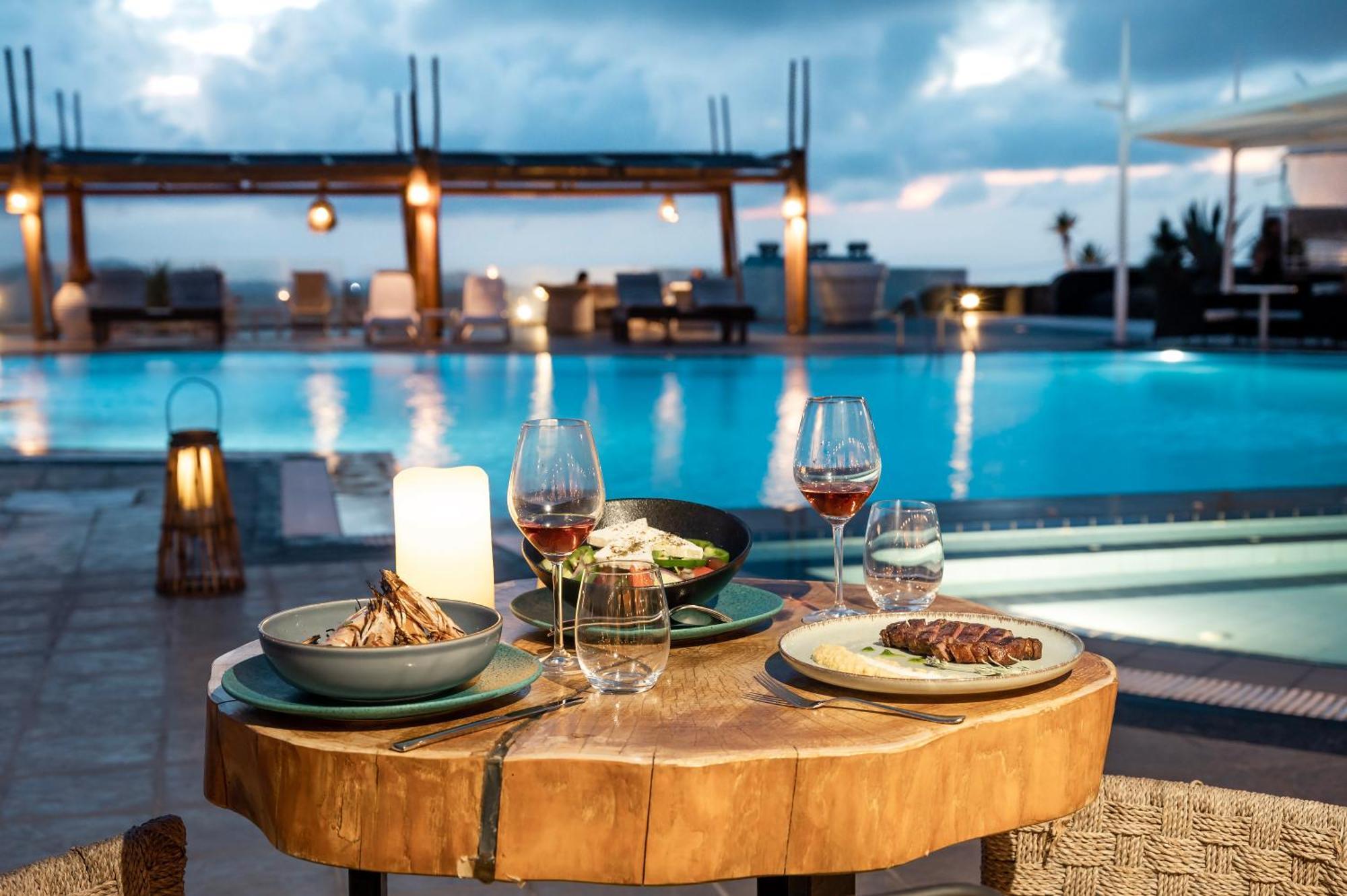 Orizontes Hotel Santorini Pýrgos Eksteriør bilde